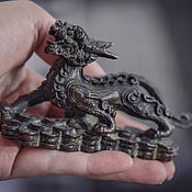 Подарки к праздникам handmade. Livemaster - original item Frog turtle and Dragon box burner figurine netsuke. Handmade.