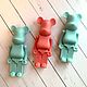 Свеча Bearbrick  медведь из пчелиного воска. Свечи. Анна/Tvorimpodarki. Интернет-магазин Ярмарка Мастеров.  Фото №2