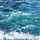 Oil painting Sea waves, Sea. Pictures. Ирина Димчева. My Livemaster. Фото №4