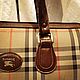 Винтаж: Винтажная сумка Burberry Canvas Nova Check Boston. Сумки винтажные. Chic bags. Ярмарка Мастеров.  Фото №4