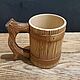 Wooden beer mug 'Lesnaya'. Hand carved. Mugs and cups. artconcept-1. My Livemaster. Фото №5