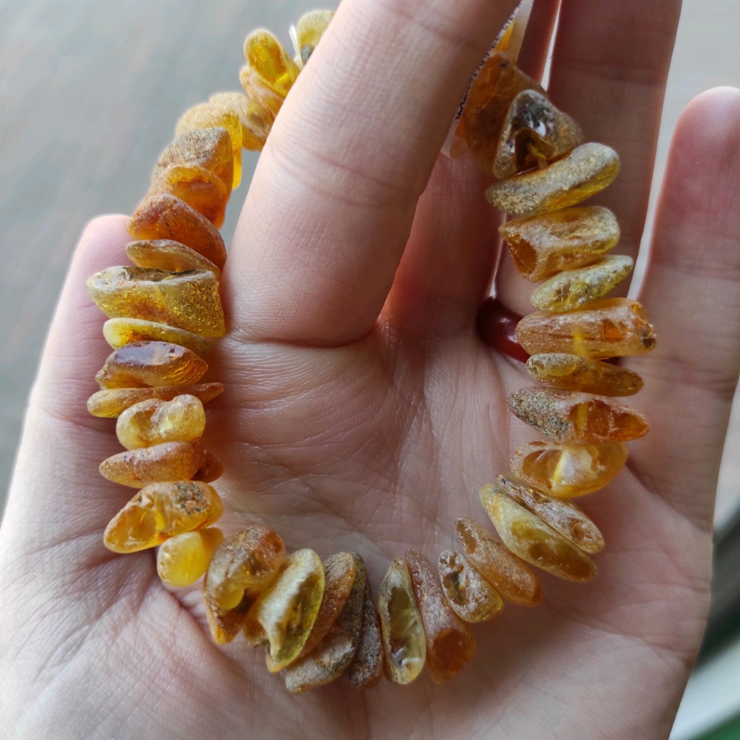 Браслет из натурального Янтаря, женский браслет, Лечебный браслет ...