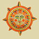 Patch applique embroidery ancient Slavic sun amulet, Applications, Moscow,  Фото №1