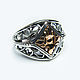 Ring made of silver and gold 'Flower Flora', Rings, Sevastopol,  Фото №1