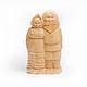 Статуэтка деревянная "Дед и баба". Арт.1509, Статуэтка, Томск,  Фото №1