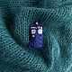 Брошь ТАРДИС / значок Доктор Кто /брошь Doctor Who/ Тардис мини брошка. Сувениры из фильмов. Kalacheva Knits. Ярмарка Мастеров.  Фото №4