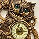 Часы КОТ ЧЕШИРСКИЙ, глаза изумруд. Часы классические. Александр Подрезов (Vernissage-AV). Интернет-магазин Ярмарка Мастеров.  Фото №2