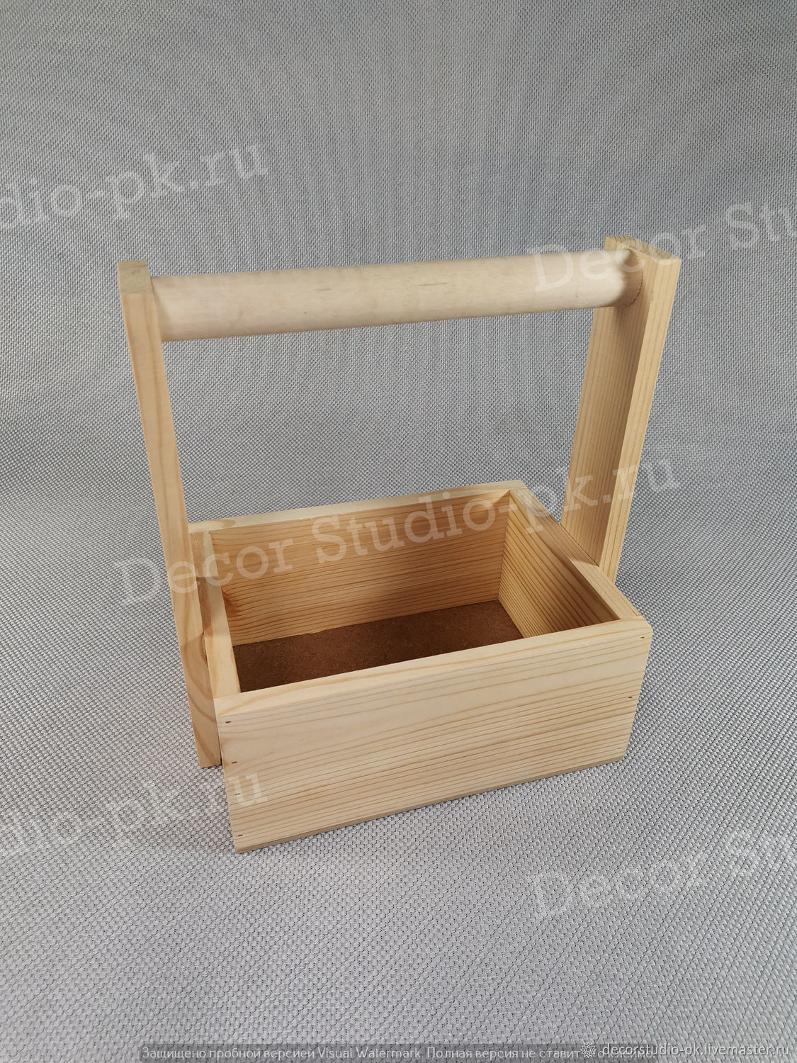 Декоративный ящик короб для мелких детских музыкальных инструментов