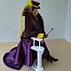 The author's collectible Horsewoman doll. Boudoir doll. kovyazinat. My Livemaster. Фото №5