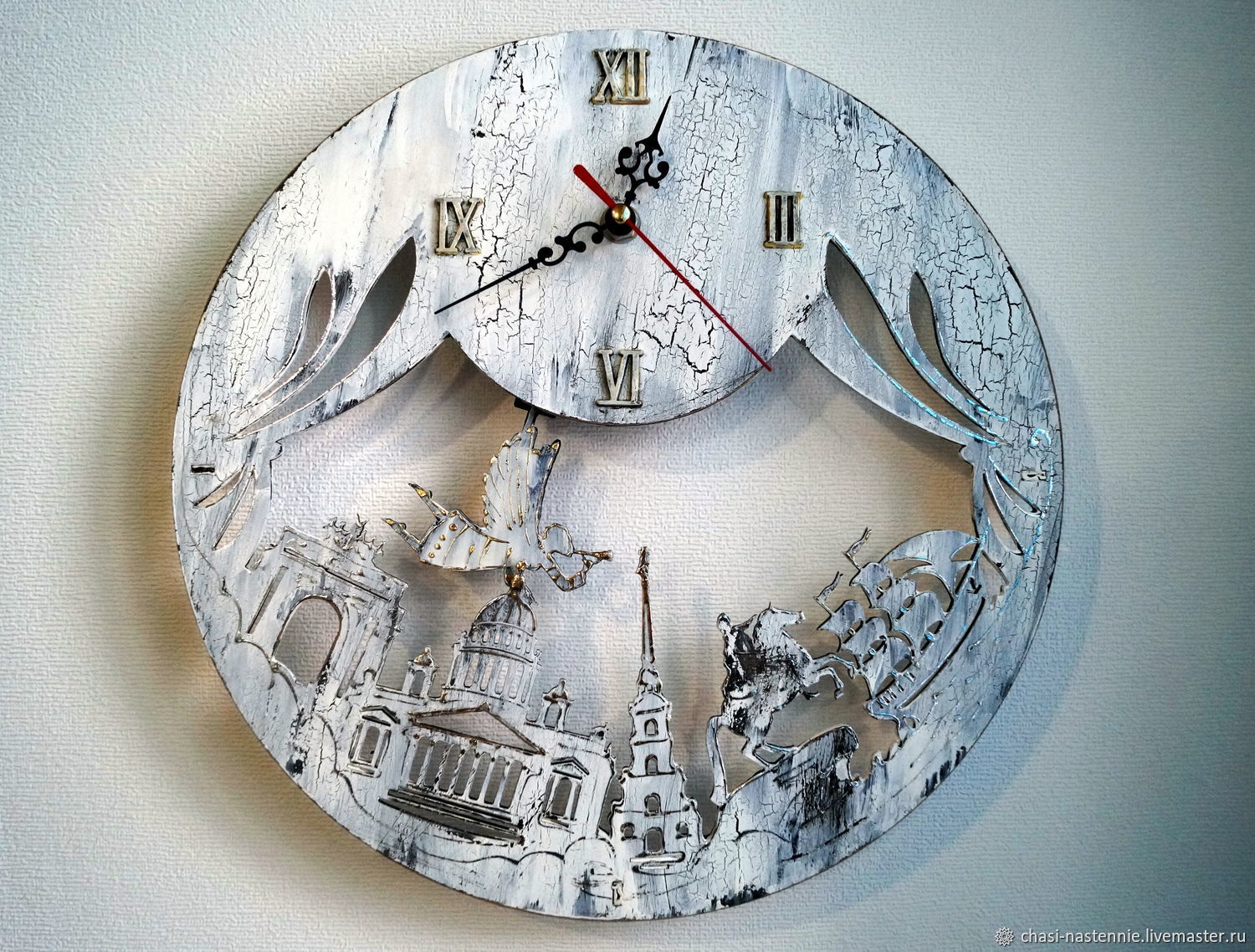 Wall clock White nights of St. Petersburg, Watch, St. Petersburg,  Фото №1