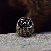 Украшения handmade. Livemaster - original item Daruma bead (bronze). Handmade.