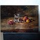  A glass of water. Still life oil. Pictures. Maria Bel. Online shopping on My Livemaster.  Фото №2