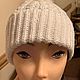 Шапка из мериноса в стиле «Монклер» Moncler-style. Шапки. Handmade by NINA Pokrovskaya (nina-p-knitting). Интернет-магазин Ярмарка Мастеров.  Фото №2