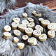 Buttons made of stag horn(set 22 PCs 5-15 to  mm. Beads1. merlin-hat (Merlin-hat). My Livemaster. Фото №4