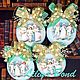 N-r med.(from 4 pcs.)' Happy Victorian childhood 2', Christmas decorations, Moscow,  Фото №1