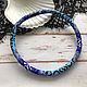 Order Blue Leopard Bead Harness. Natalya | Handmade jewelry  |. Livemaster. . Necklace Фото №3