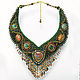 Necklace embroidered 'Luxury taiga', Necklace, Kineshma,  Фото №1