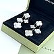 Винтаж: Серьги Van Cleef из серебра. Серьги винтажные. silver-store. Интернет-магазин Ярмарка Мастеров.  Фото №2
