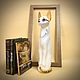 White Cat: author's painting, Figurines, Moscow,  Фото №1