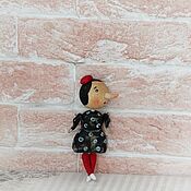 Для дома и интерьера handmade. Livemaster - original item Pinocchio Little Red Riding Hood. Toy wooden. Handmade.