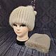 Fur hat made of mink fur.( Premium), Caps, Nalchik,  Фото №1