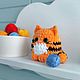Игрушка  мягкая  кот, белый котенок. Амигуруми куклы и игрушки. Игрушки  от Натальи  Малыши для души. Ярмарка Мастеров.  Фото №11