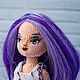 Magical Doll with Purple Hair. Interior doll. Soleatoys. My Livemaster. Фото №6
