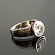 Винтаж: Серебряное винтажное кольцо с фианитом