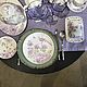 Painted porcelain chinoiserie table Set Lilac. Tea & Coffee Sets. ArtFlera (artflera). Online shopping on My Livemaster.  Фото №2