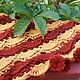 Заказать Ажурная шаль, бактус, чистая шерсть, с помпонами, 160 на 70 см. Юлия. Ярмарка Мастеров. . Шали Фото №3