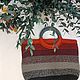  мини, ручная вязка. Сумка-шоппер. Kryu-shop. Интернет-магазин Ярмарка Мастеров.  Фото №2