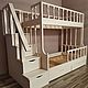 Furniture: Bunk bed with ladder chest of drawers, Furniture for a nursery, Turochak,  Фото №1