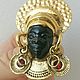 Винтаж: ВИНТАЖ СТИЛЬ Брошь Мавр Blackamoor. Брошь-булавка. Vintage & Jewelry by Ev. Ivanovskaia. Интернет-магазин Ярмарка Мастеров.  Фото №2