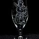 Order White Rabbit. Beer glass. ArtGraving. Livemaster. . Wine Glasses Фото №3