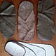 Order Hem your favorite socks leather sole. Petelka. Livemaster. . Slippers Фото №3