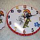 Watch classic: Clock and panel Paw Patrol with Marshall on a skateboard. Watch. Workshop handmade gifts Eleniele. Online shopping on My Livemaster.  Фото №2