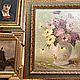 Винтаж: Предгорное озеро.Картина.Германия.Пейзаж. Статуэтки винтажные. Антик.Декор.Винтаж. Ярмарка Мастеров.  Фото №9