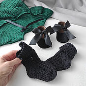 Материалы для творчества handmade. Livemaster - original item Socks socks crocheted, Video master class, description. Handmade.