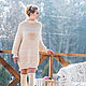Knit sweater dress white sweater ivory dress cream cable sweater women, Sweaters, Kiev,  Фото №1