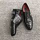 Order Crocodile leather oxfords, handmade, custom tailoring!. SHOES&BAGS. Livemaster. . Oxfords Фото №3