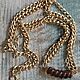 Necklace 'Chains and cognac'. America, Vintage necklace, Maikop,  Фото №1