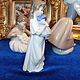 Винтаж: Nao By Lladro.Девочка.Кукла.Козленок.Клоун.Статуэтка.Испания. Статуэтки винтажные. Антик.Декор.Винтаж. Ярмарка Мастеров.  Фото №4