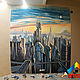 Wall painting in the children's City of the future. Decor. BelkaStyle. Online shopping on My Livemaster.  Фото №2