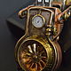 Steam turbine electric generator (steampunk). Souvenirs. Bronze Nautilus. My Livemaster. Фото №4