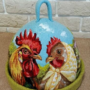 Аксессуары ручной работы. Ярмарка Мастеров - ручная работа Банная шапка. Handmade.