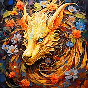 Картины и панно handmade. Livemaster - original item Painting The Magic Dragon. Fantasy art. buy painting artist. Handmade.