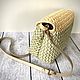 Мини-сумочка из рафии. Сумка через плечо. Tatyana_And_Bags. Ярмарка Мастеров.  Фото №4
