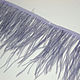 Ostrich feather braid 10-15 cm muted lilac. braid. Weakne - furniture and fabrics (weakne). Online shopping on My Livemaster.  Фото №2