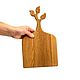 Cutting board with handle ' Twig'. Board from oak, Cutting Boards, Tomsk,  Фото №1