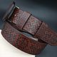 Men's belt,personalized, premium. Straps. Marik Leather Craft. Online shopping on My Livemaster.  Фото №2